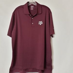 Adidas Texas A&M Polo Shirt  Medium